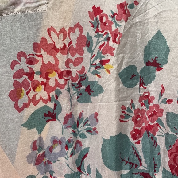 JOHNNY WAS Mixed Silk Print Floral Embroidered V-Neck Dress S - Picture 10 of 10